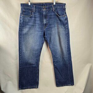 Levi's 569 Jeans Mens 38x30 Blue Dark Wash Denim  Loose Straight Baggy Skater